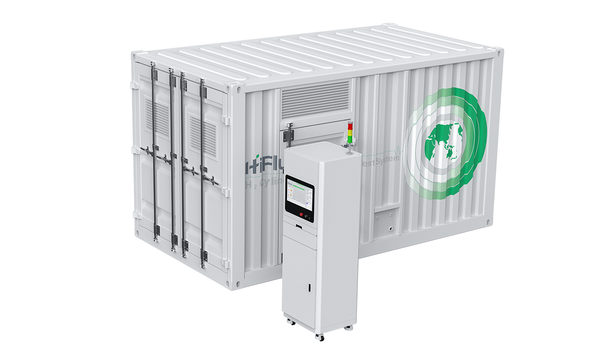 H₂ Cylinder Hydrostatic Burst Test System