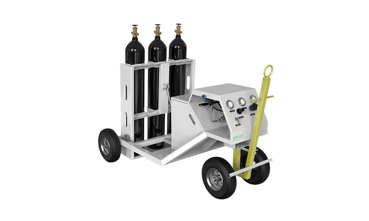 Aircraft Nitrogen Servicing Cart