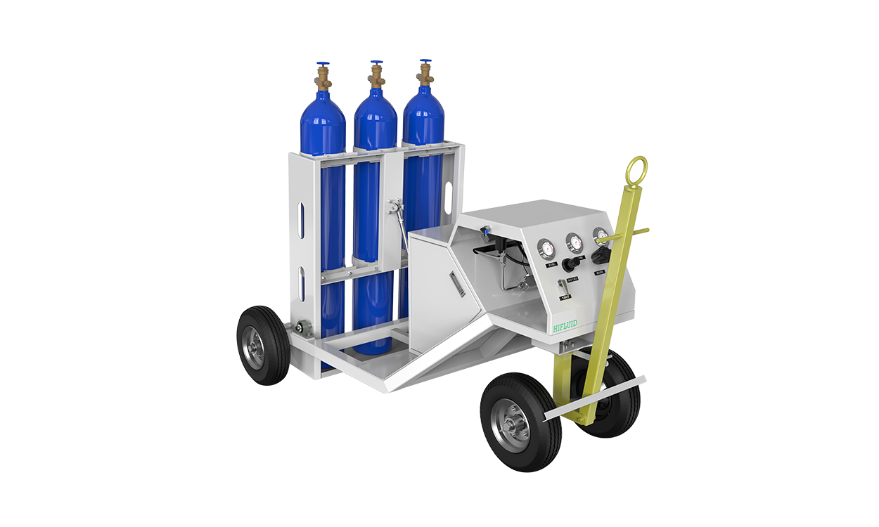 Aircraft Oxygen Servicing Cart