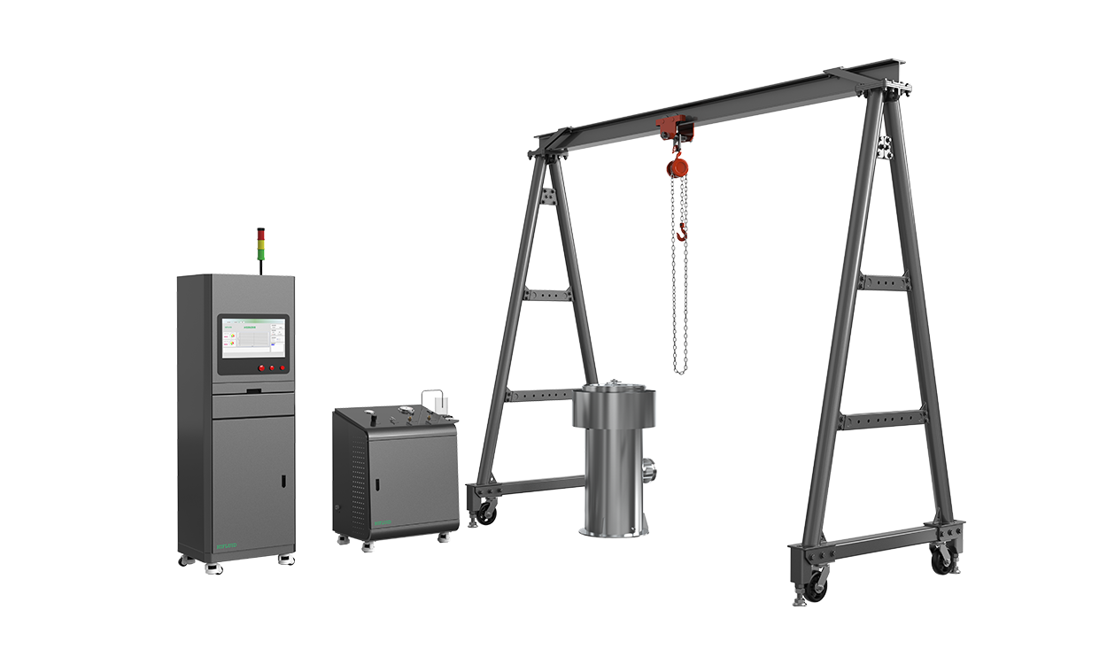 Aircraft Cylinder Hydrostatic Expansion Test System