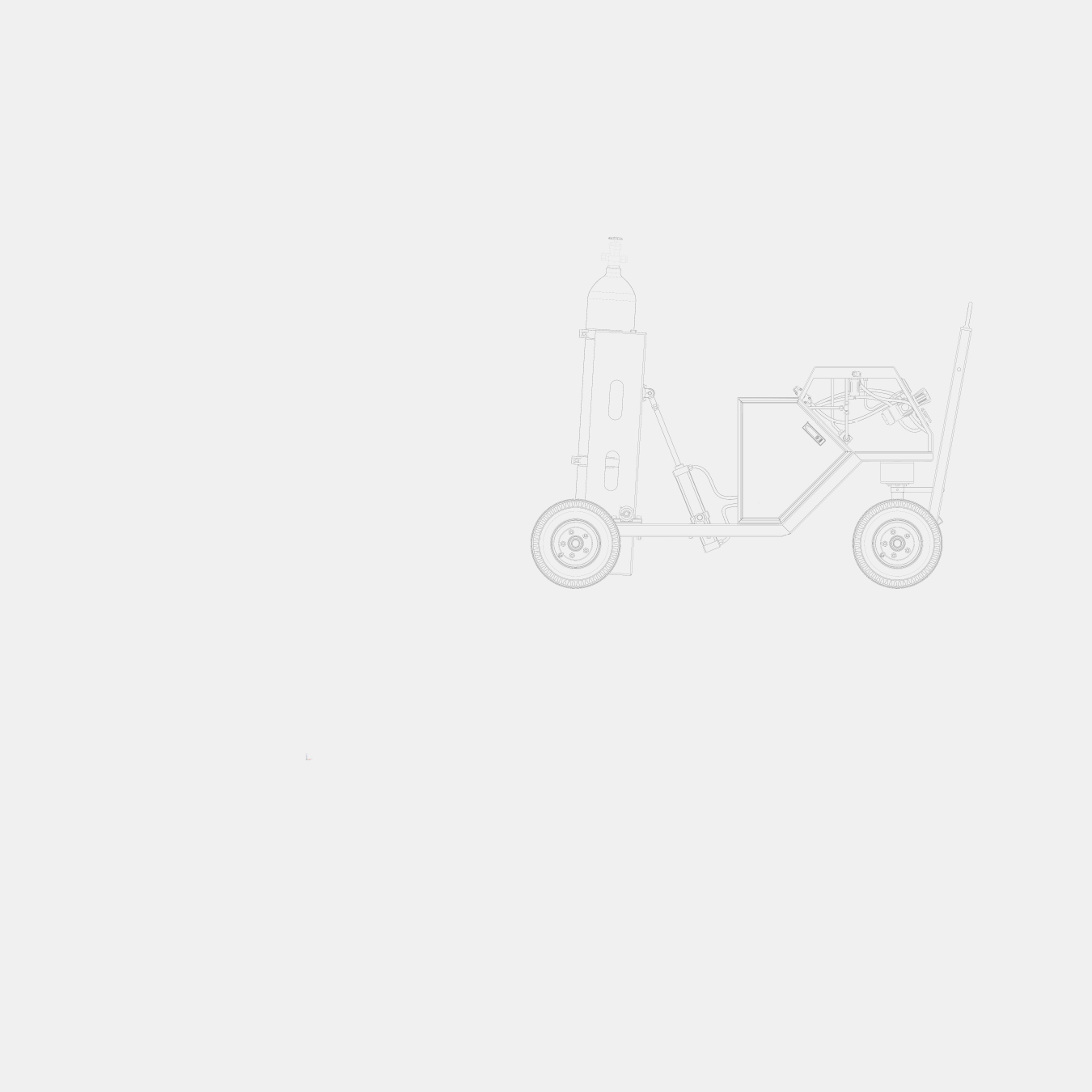 Aircraft Nitrogen Servicing Cart